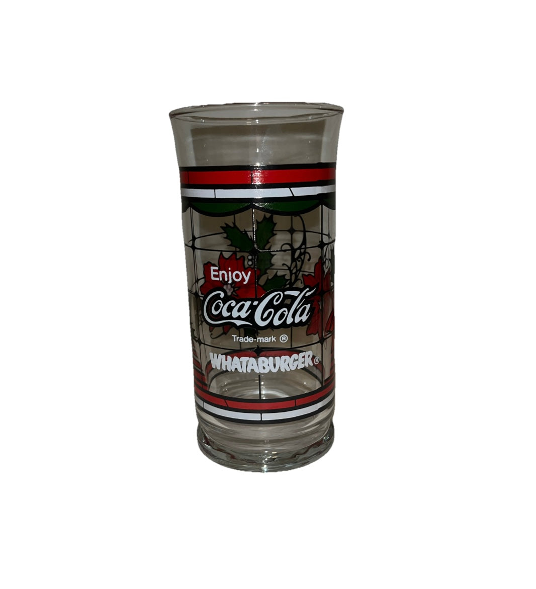 8 Coca Cola Whataburger Glass
