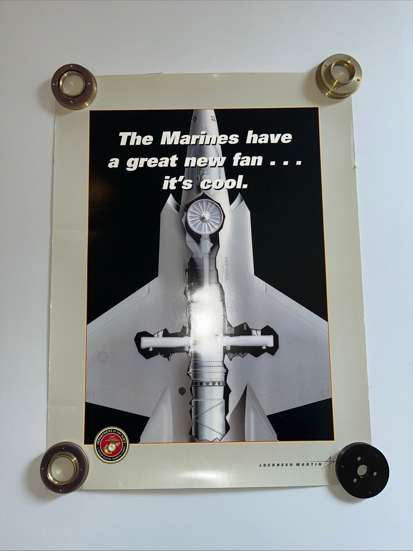 Lockheed Martine Marines Poster 18x24"