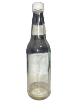 Canadian Glass Crystal Pepsi Bottle