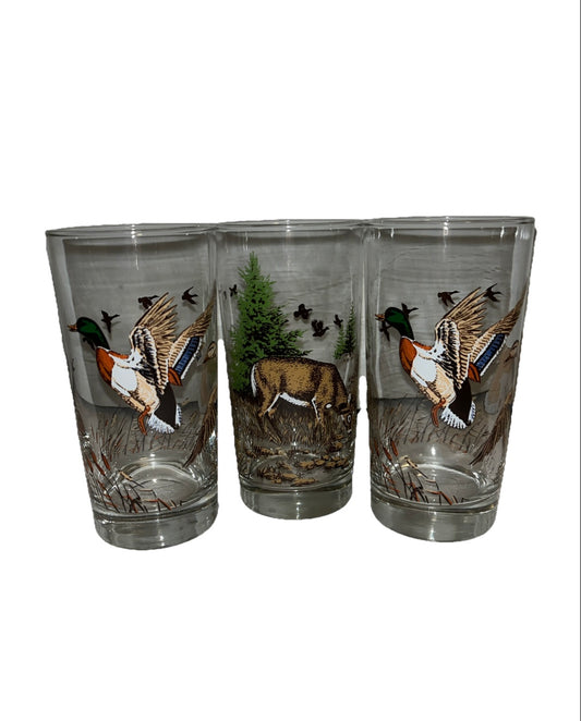 Deer and Duck Glasses