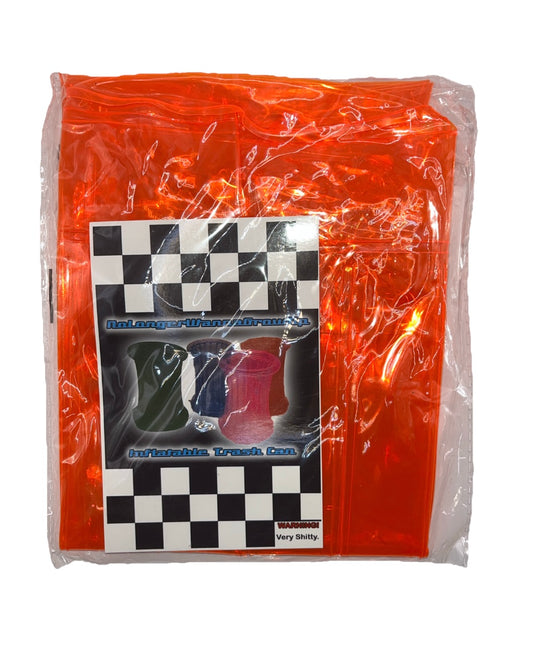 Orange Inflatable Trashcan