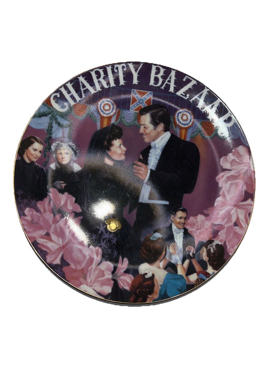 Gone With The Wind Charity Bazar Plate