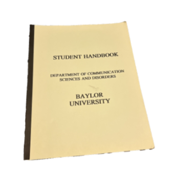 Vintage Baylor University Student Handbook
